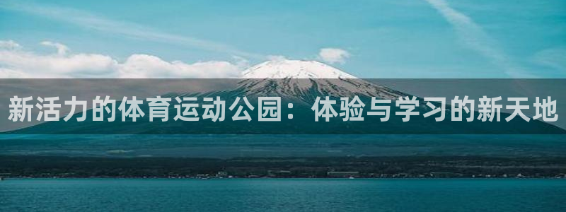 球友会体育最新版下载：新活力的体育运动公园：体验与学习的新天地